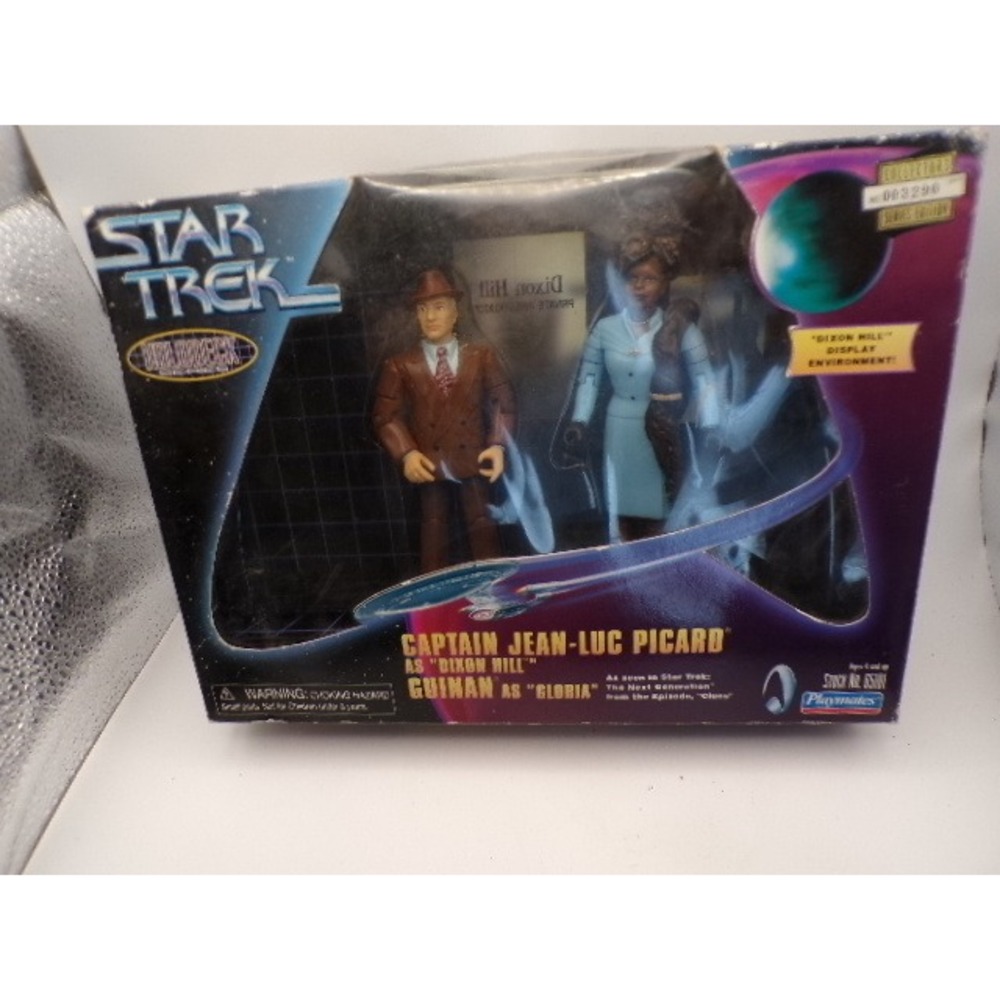 Star Trek The Next Generation Holodeck Dixon Hill‎ and Guinan Action Figure Set
